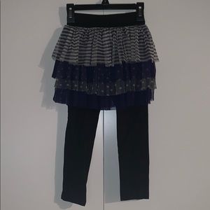 Girls legging tutu one piece.